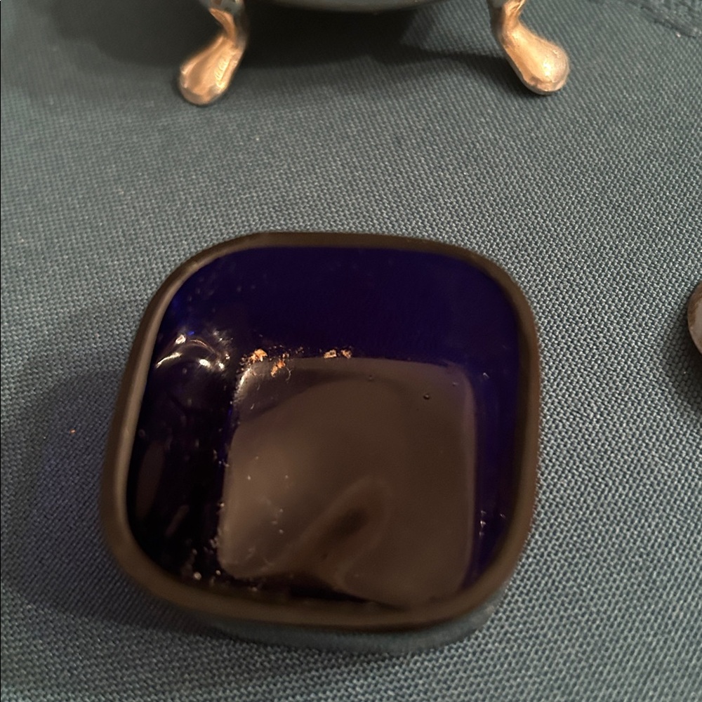 Cheltenham & Co Silver Salt Cellar with Lid- Vintage- Made in England - Picture 11 of 13